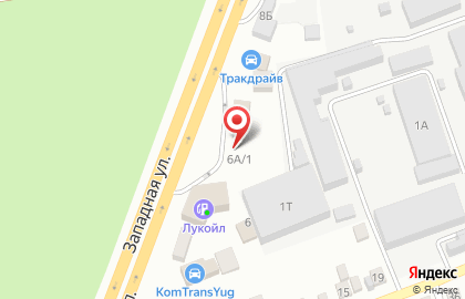 АЗС Башнефть на Западной улице на карте