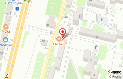 Магазин Правильная корзинка в Южном микрорайоне на карте