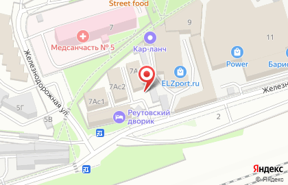 Общежитие Регион Групп на Железнодорожной улице на карте