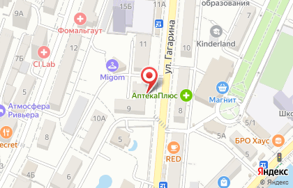 КБ Центр-инвест на улице Гагарина на карте