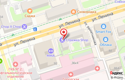 Парикмахерская Стрижка Shop в Дзержинском районе на карте