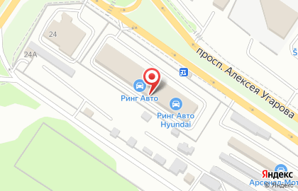 Кузовной Центр Ринг Авто Оскол на ​проспекте Алексея Угарова на карте