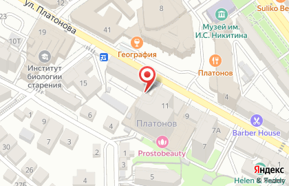 Торгово-сервисная компания Оазис на улице Платонова на карте