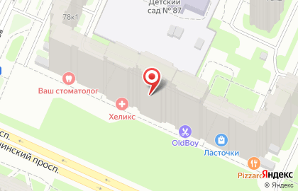 ООО ГДСК на проспекте Ветеранов на карте