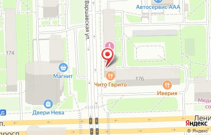 Специализированный магазин Рыболов на Варшавской улице на карте
