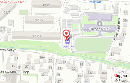Отель Panfilof на проспекте Ленина на карте