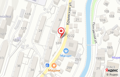 Магазин колбасных изделий в Центральном районе на карте