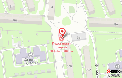 Тверская станция скорой медицинской помощи Тссмп в Твери на карте