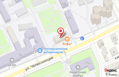 Центр комплексных услуг МирТ на улице Челюскинцев на карте