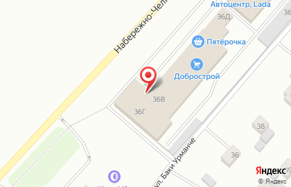 Магазин бытовой техники и электроники Эльдорадо на улице Баки Урманче на карте