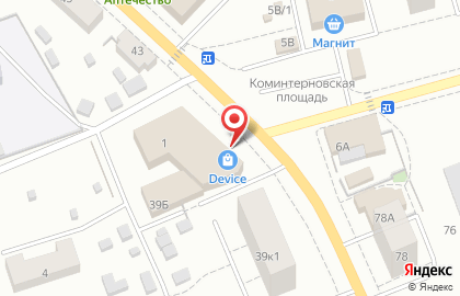 Акация на улице Павла Корчагина на карте