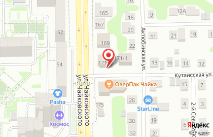 Доминион на улице Чайковского на карте