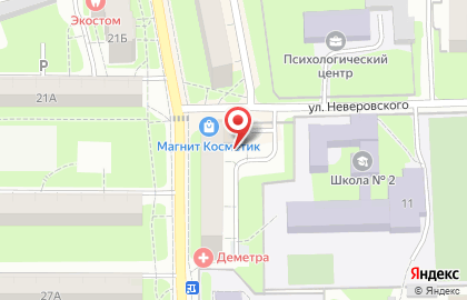 BK на улице Николаева на карте