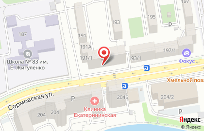 Злата на Сормовской улице на карте