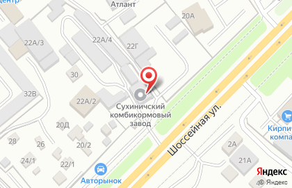 Торгово-производственная компания Grand Line на Шоссейной улице на карте