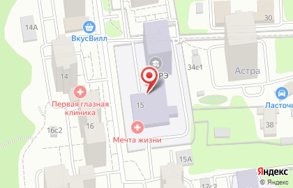 Танцевальный центр Резиденция танца на улице Вересаева на карте