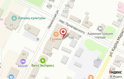 Стоматология Добрый доктор на Ленинской улице на карте