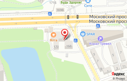 Магазин товаров для рукоделия и творчества Клубок 39 на Московском проспекте на карте
