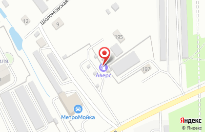 АЗС-Сервис на Московской улице на карте