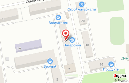 Супермаркет Пятёрочка на Победы, 7 на карте