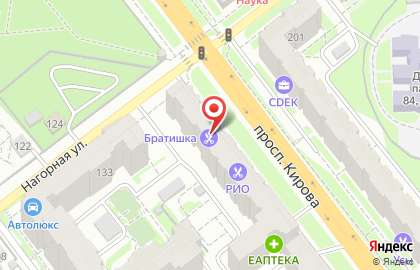 Сервисный центр iService на проспекте Кирова на карте