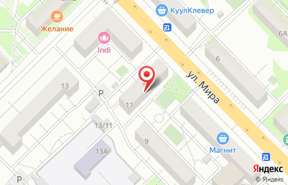 Компания Vsevskroem на улице Мира на карте