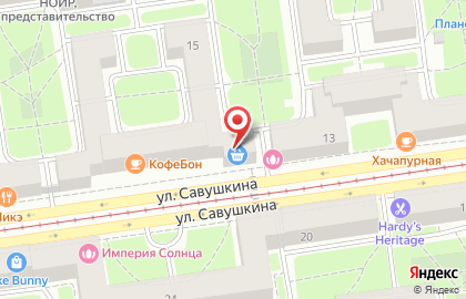 Мини-маркет Гранат в Приморском районе на карте