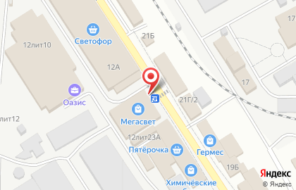 Киоск фастфудной продукции на Славянской площади на карте