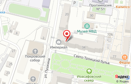 Минбанк на Свято-Троицком бульваре на карте