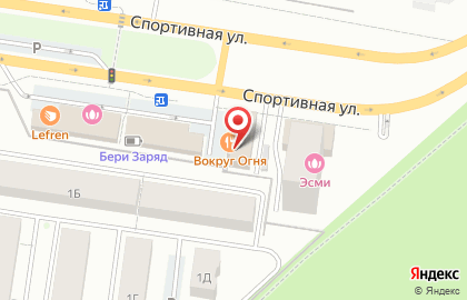 Салон оптики Красная оправа на улице Спортивная на карте