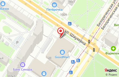 ТЦ Goodmart на карте