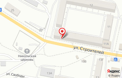 Торгово-монтажная организация Электролюкс на улице Строителей на карте