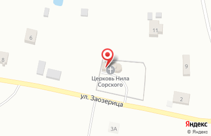 Церковь Нила Сорского на карте