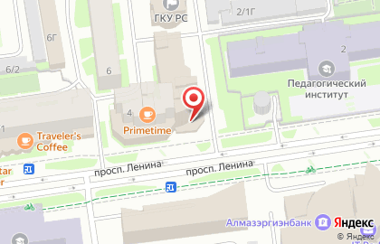 Акционерная компания Железные дороги Якутии на проспекте Ленина на карте