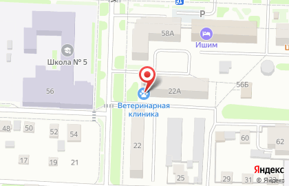 Ветеринарная клиника в Тюмени на карте