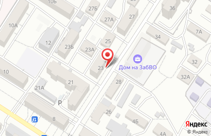 Продуктовый магазин в Центральном районе на карте