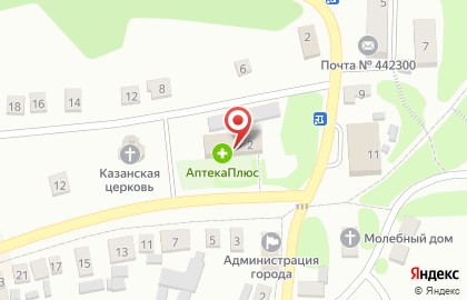 Супермаркет Магнит на улице Карла Маркса на карте