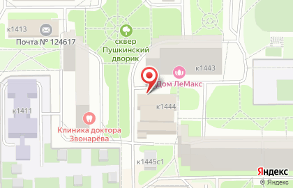 Школа танцев Силуэт в Зеленограде на карте