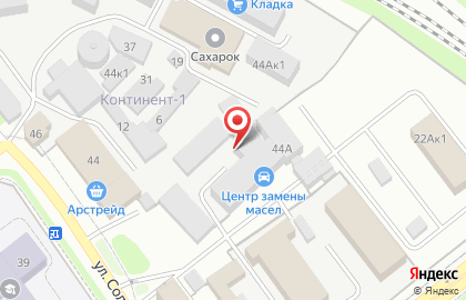 Торгово-монтажная компания на улице Соловьёва на карте