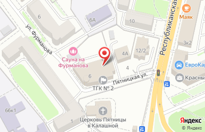 Ярославский филиал Банкомат, АКБ Росбанк на Пятницкой улице на карте