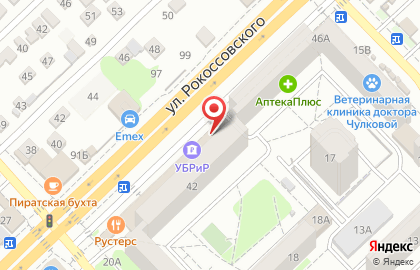 Оптово-розничный магазин Матроскин в Центральном районе на карте