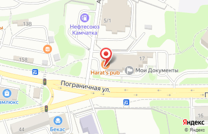 Harat`s Irish Pub в Петропавловске-Камчатском на карте