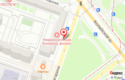 Грузоперевозки на улице Гагарина на карте