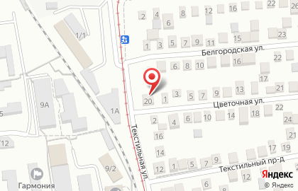 Компания BAZMAN на Текстильной улице на карте