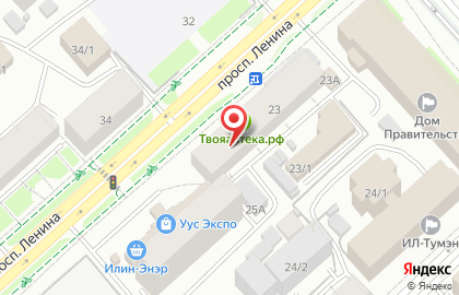 Ювелирный салон Алмаз на проспекте Ленина на карте