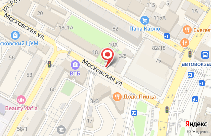 Кофейня на Московской улице на карте