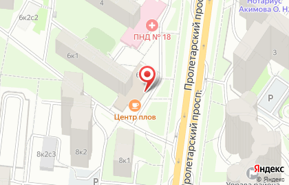 Почта России в Москве на карте