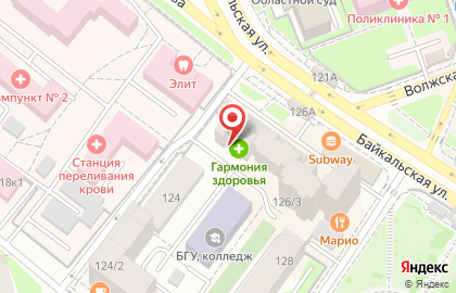 Салон цветов Розовый ветер на Байкальской улице на карте