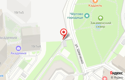 Крытая парковка на карте