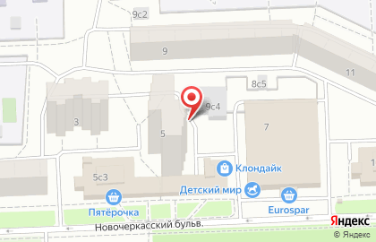 Магазин цветов на Новочеркасском бульваре, 5 на карте